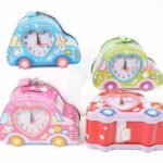 Car Money Tin with Clock
