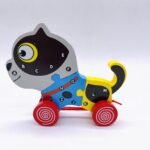 Wooden Animal Puzzle Car - Image 3