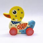 Wooden Animal Puzzle Car - Image 5