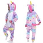Kids Hoodie Pajamas (Unicorn/Sloth) - Image 2