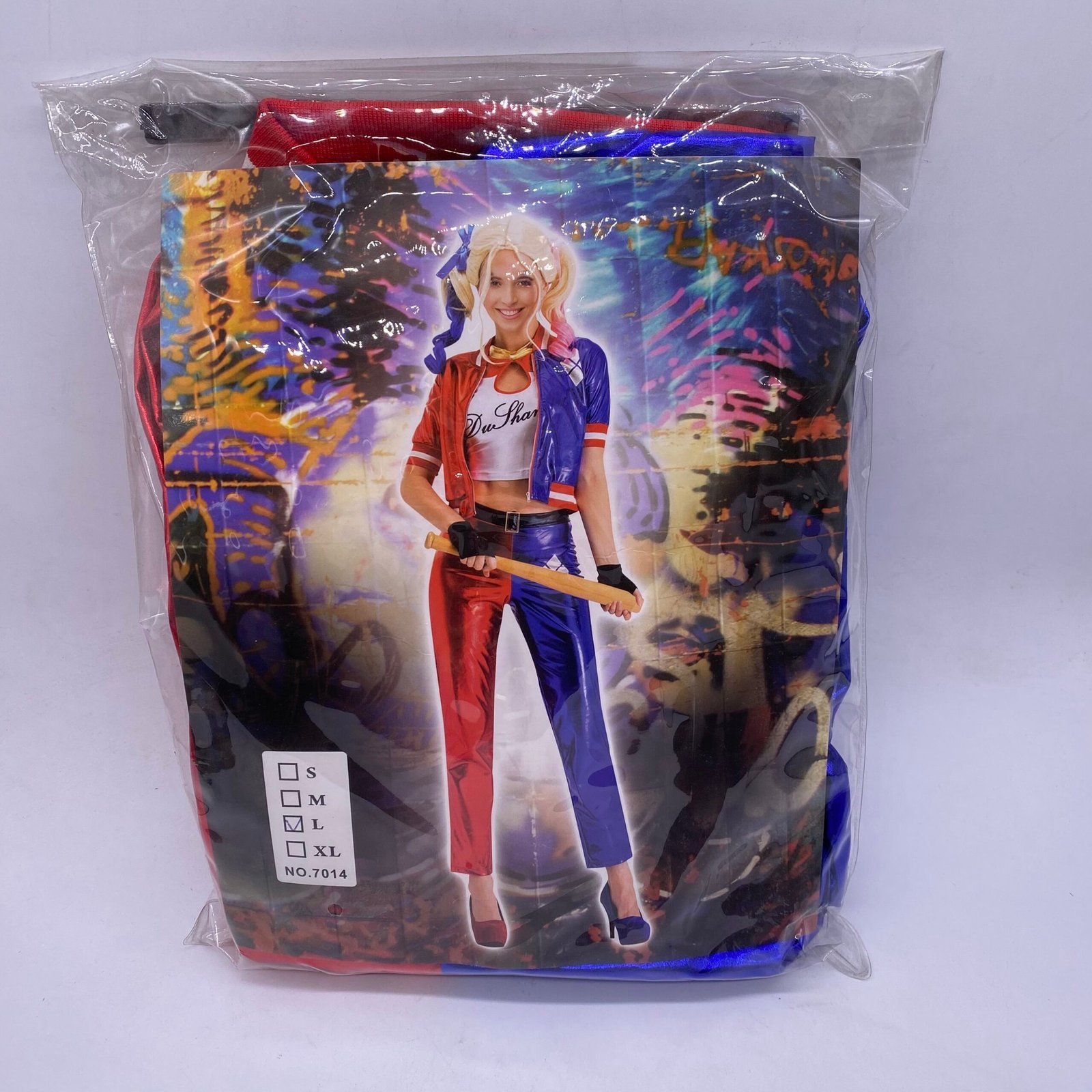 3EC3302C-B86D-4AD9-83AC-E2E61D481E81-scaled-1.jpeg Harley Quinn Costume with Wig (Kid) - Image 1