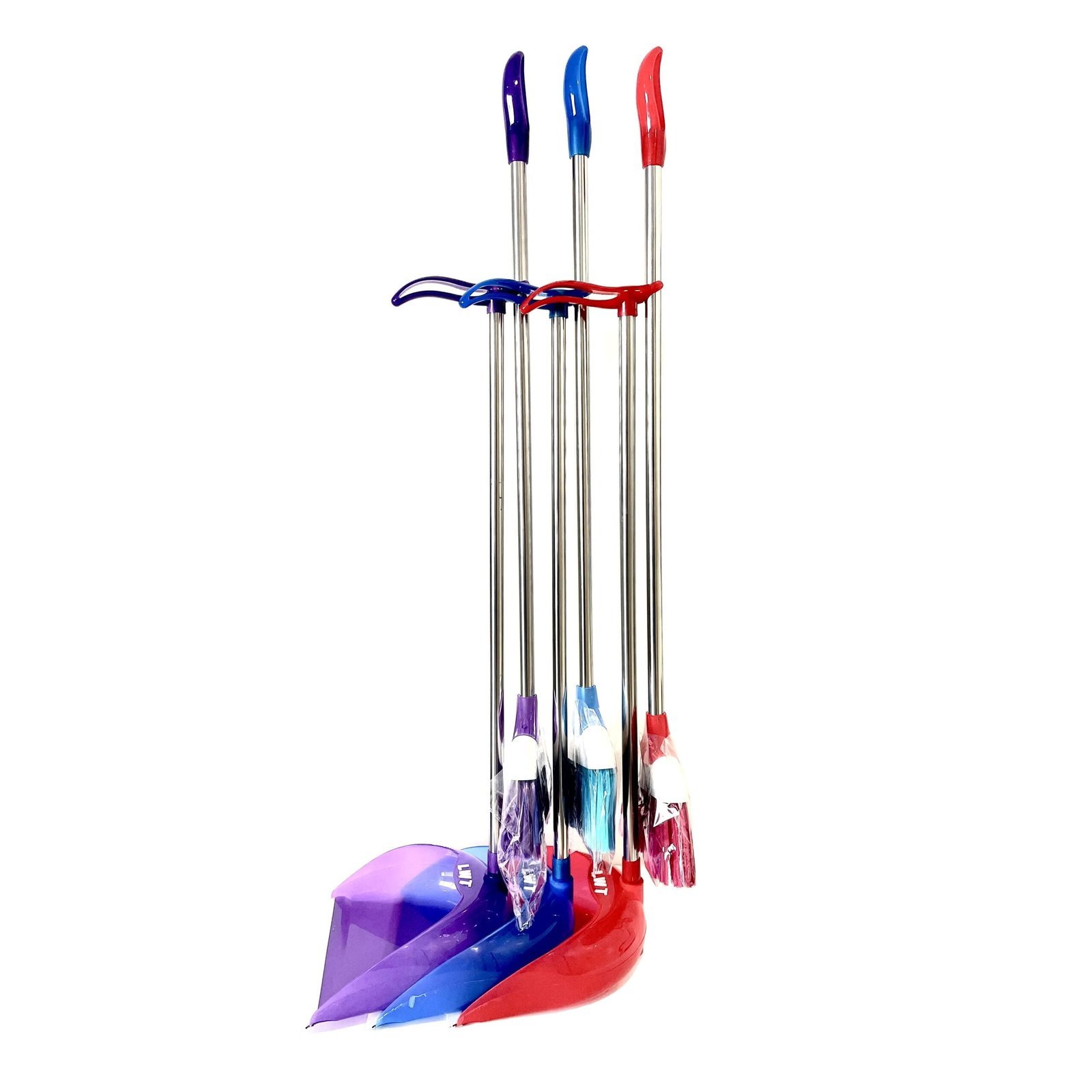 Broom-Set-GQ1-scaled-1.jpg Plastic Broom & Dustpan Good Quality (10sets in box) - Image 1