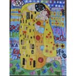 Canvas 42x 57cm Colourful Street Graffiti