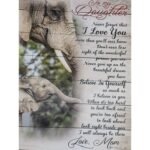 Canvas 42x 57cm To My Daughter 2