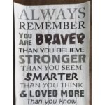 Canvas 42x 57cm Remember You Are Braver