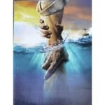 Canvas 42x 57cm Jesus Hand of God