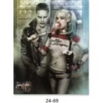 Canvas 42x57cm Joker & Harley Quinn