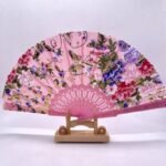 Fan Golden Butterfly with Flower Crafted (12pcs in pack) - Image 2