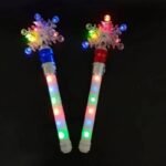Flashing Spinning Snowflake / Star / Butterfly Wand