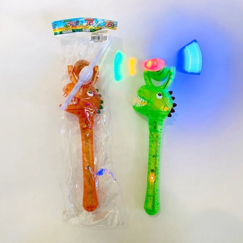 Flashing-Windmill-Stick-Dinosaur-Transparent.jpg Flashing Windmill Stick (Dinosaur Transparent) - Image 1