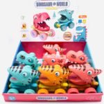 Dinosaur World Pressure Car (9pcs in box)