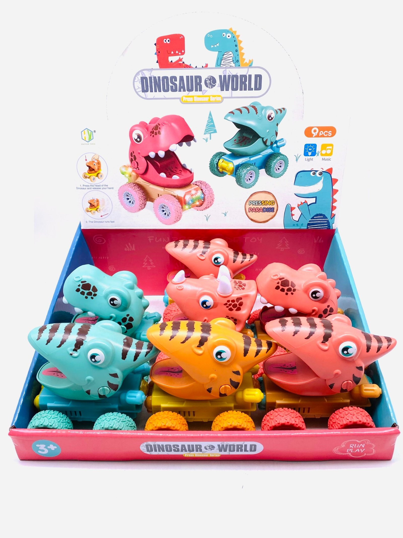 IMG_2960-scaled-1.jpg Dinosaur World Pressure Car (9pcs in box) - Image 1