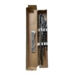 Samurai Sword 3 in 1 Set Black Sliver with Raindrops on Scabbard - Image 3