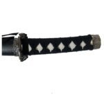 Samurai Sword 3 in 1 Set Black Sliver with Raindrops on Scabbard - Image 6