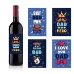 Wine Bottle Label Stickers (8pcs in pack)