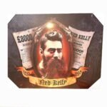 Canvas 42x57cm Ned Kelly With Newspaper