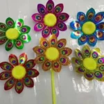 Windmill Laser – Peacock Flower (Single Layers) 10pcs - Image 2