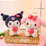 Plush Kuromi & Melody (Strawberry) 20cm