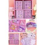 Sanrio Liquid Sticker Notebook (24pcs)