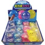 Squishy Glitter Teddy Bear (12pcs in box)