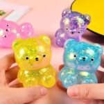 Squishy Glitter Teddy Bear (12pcs in box) - Image 2