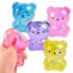 Squishy Glitter Teddy Bear (12pcs in box) - Image 3