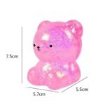 Squishy Glitter Teddy Bear (12pcs in box) - Image 4