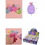 Squishy Glitter Pineapple