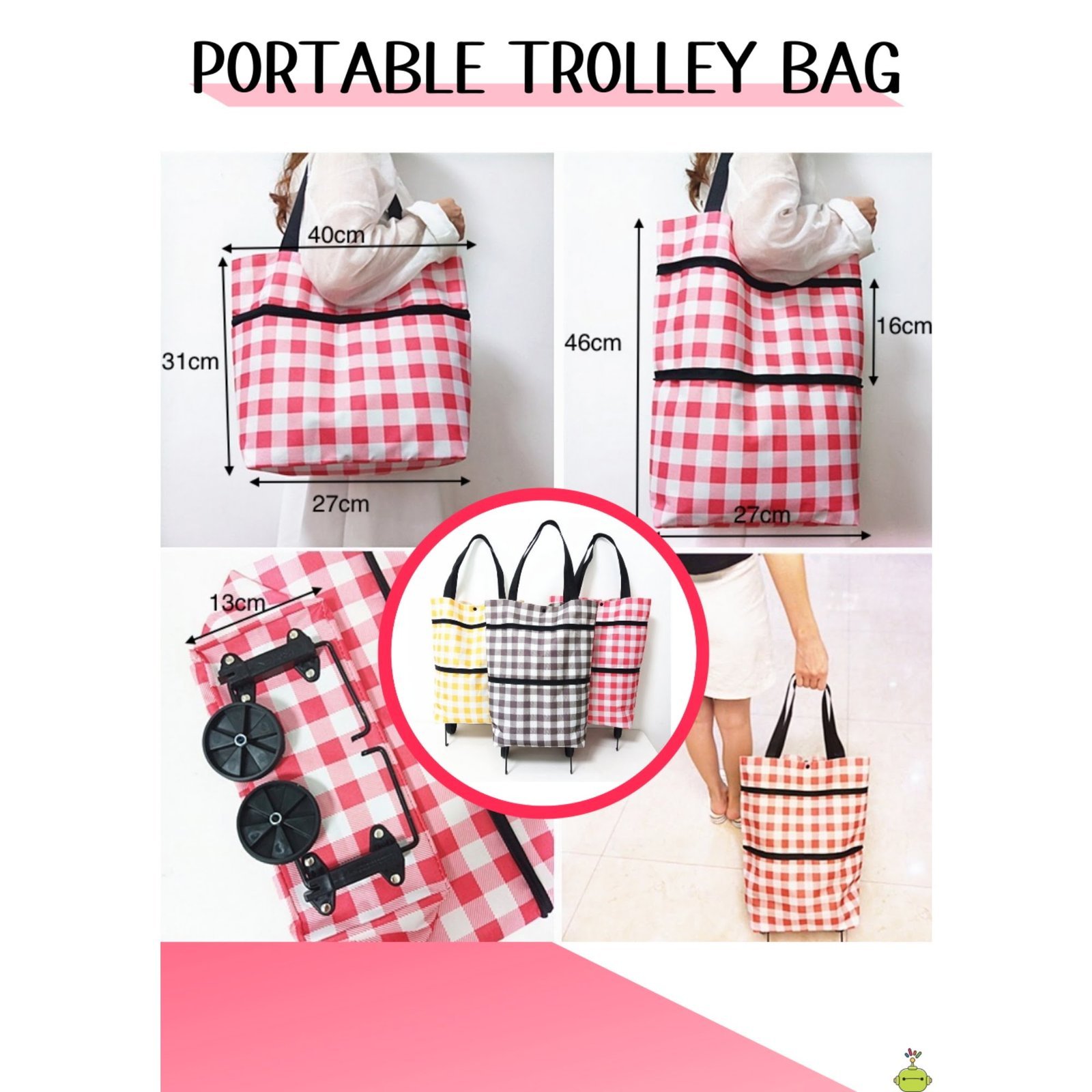 Trolley-Bag-Red.jpg Shopping Trolley Bag - Image 1