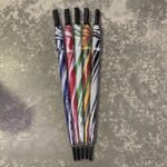 Golf Umbrella Large (Black & White/Blue/Rainbow) - Image 3