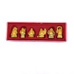 Golden Jade Buddha (6pcs in pack)