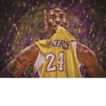 Canvas 42x57cm Kobe Bite Shirt