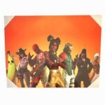 Canvas 42x57cm Fortnite With Orange Background