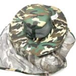 Sun Hat Camo Design With Net Cover