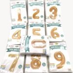 Party Decoration Balloon Gold Number 32inch (10pcs in pack)