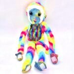 Plush Toy Rainbow Monkey 45cm