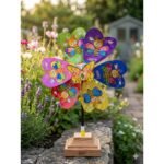 Windmill Rainbow Laser - Heart Shape Petal (Single Layer)
