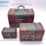 Wooden Box 3 in 1 (18cm)