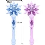 Flashing Frozen Snowflake Wand - Image 2