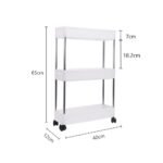 Three Layer Crevice Cabinet white