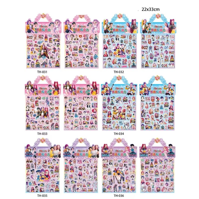 K-Pop Puffy Sticker 8 K-Pop Puffy Sticker (10pcs) - Image 1