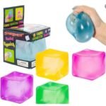 Squishy Cube - Clear/Glitter/Swril (12pcs)