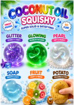 Squishy Coconut Oil (12pcs)