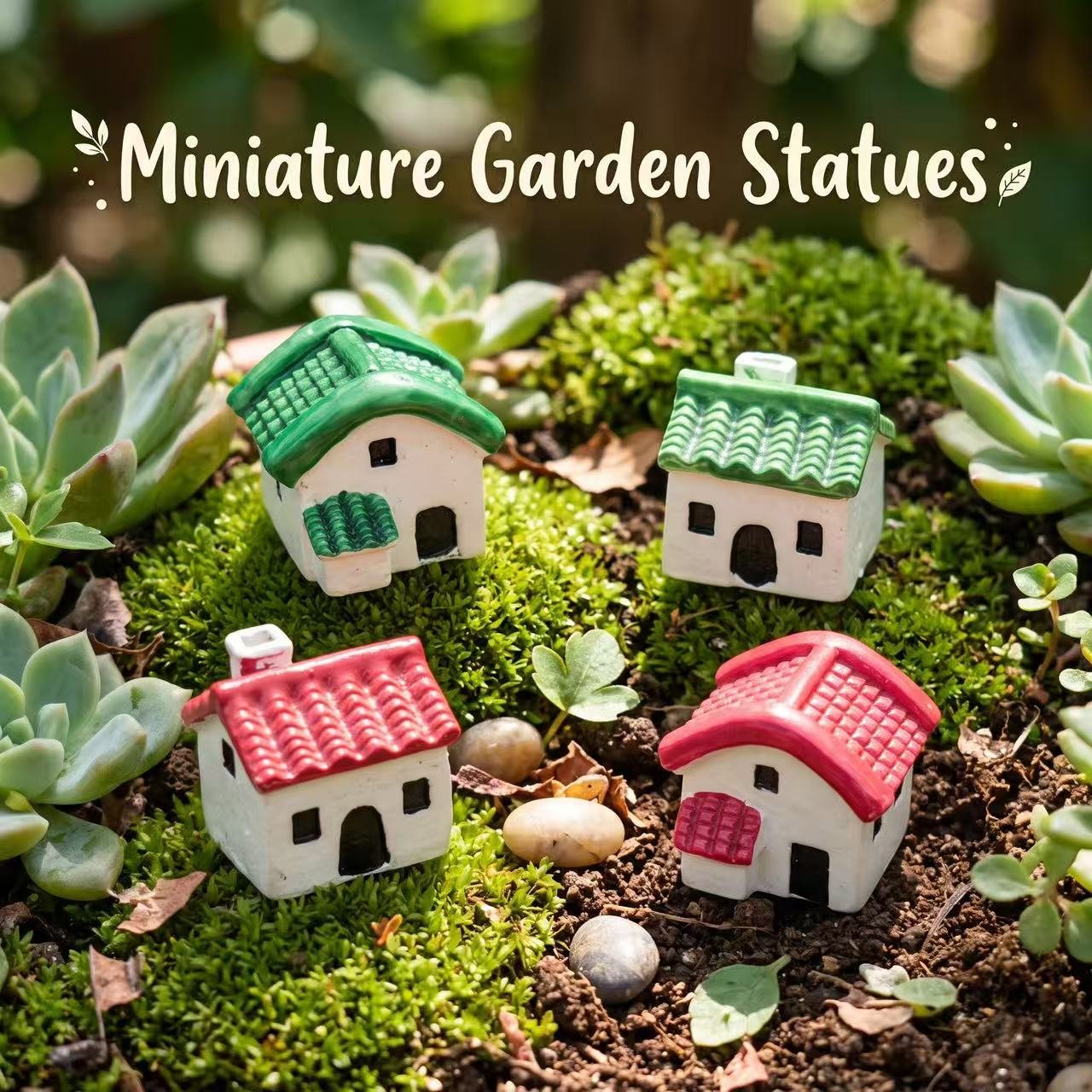 Miniature Garden Statues House Miniature Garden Statues - Image 1